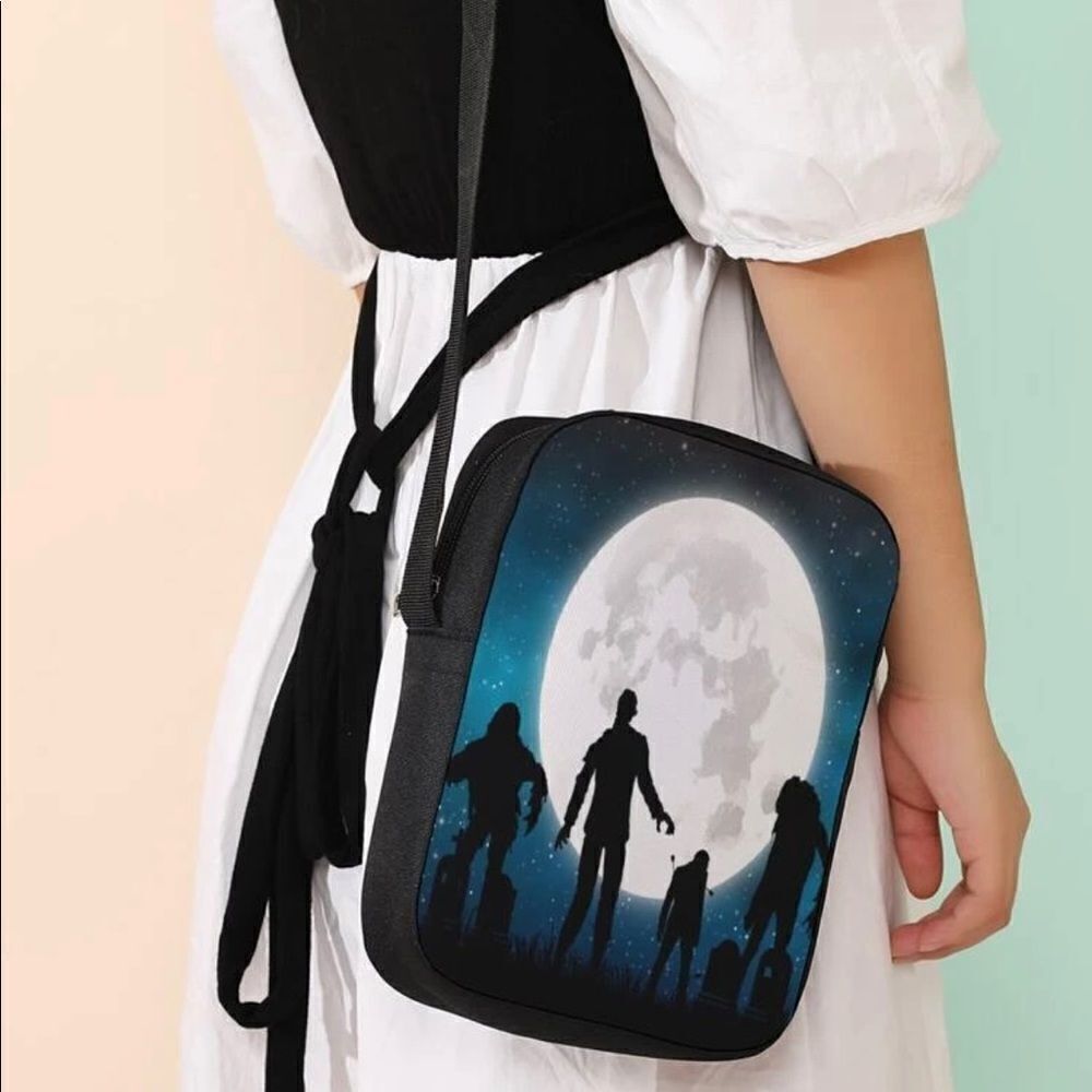 Zombie apocalypse Halloween Crossbody Bag